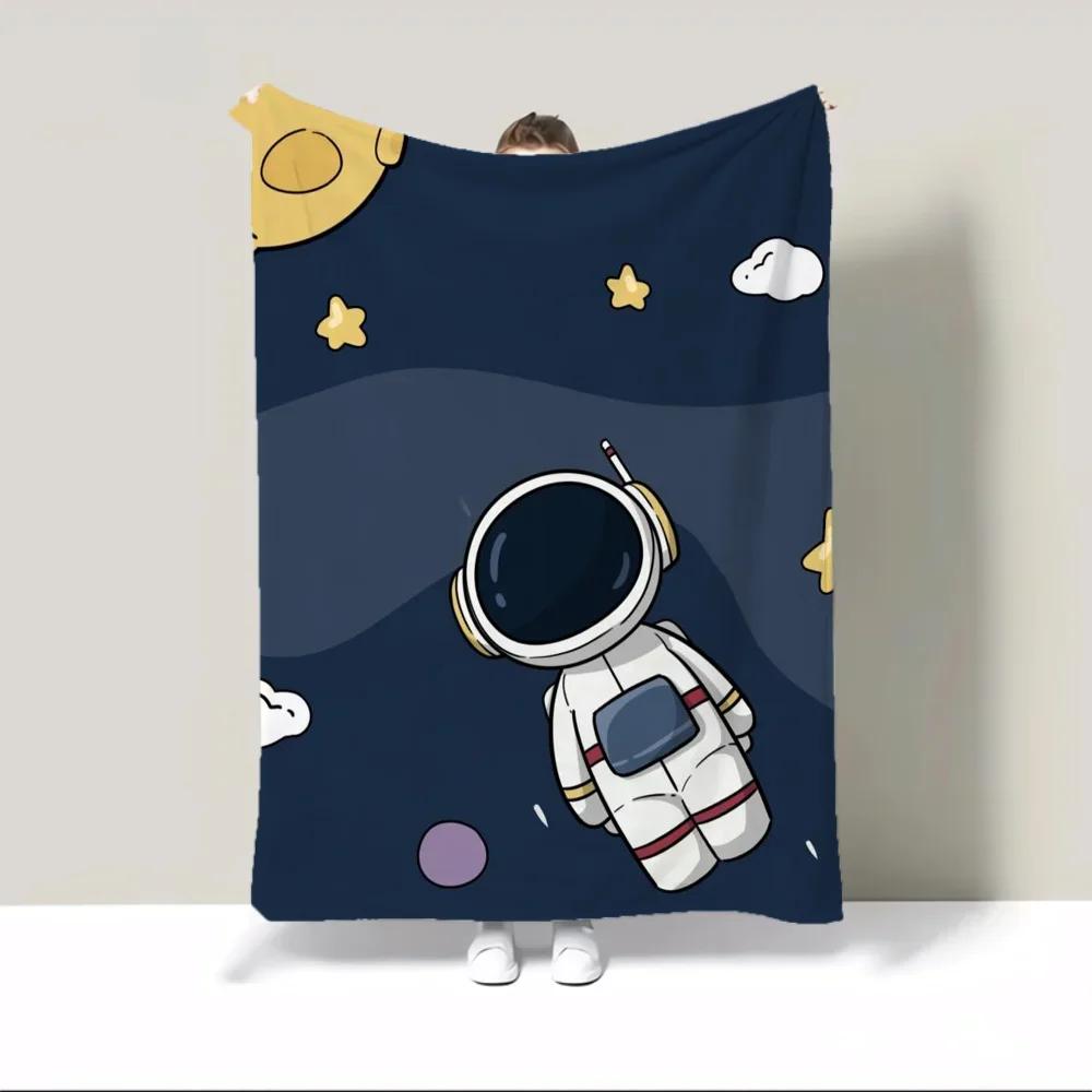 

Children s Blanket 150x200 Astronaut Printing Designer Throw Blanket Sofa Winter Interior for Home Luxury Blankets King Size 130X150cm