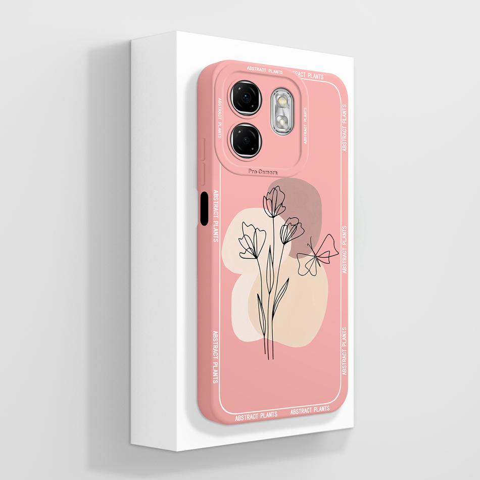 For infinix Smart 9 Case Simple Fashion Soft Liquid Silicone Back Cover For infinix Smart9 4G Funda Model X6532 Phone Housing