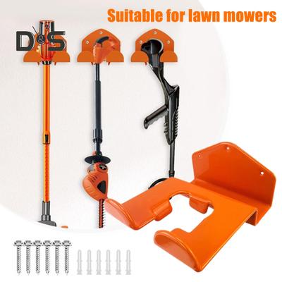 1/2 Sets Wall Mount Weedeater Hanger with Screws Heavy Duty Space Saving Garage Shed Weed Eater Trimmer Tools Metal Storage Rack Organizer Hook