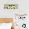 30Pcs Reusable Floral Templates 11.8x5.9in Plastic Drawing Stencils for Art Painting Card Making Wall Door Decoration
