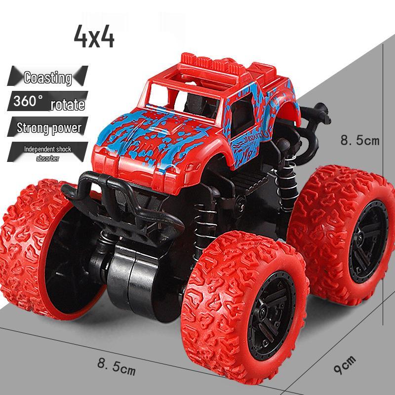 

Детская игрушечная инерционная машина для бездорожья с инерционным двигателем - ударопрочная модель с полным приводом