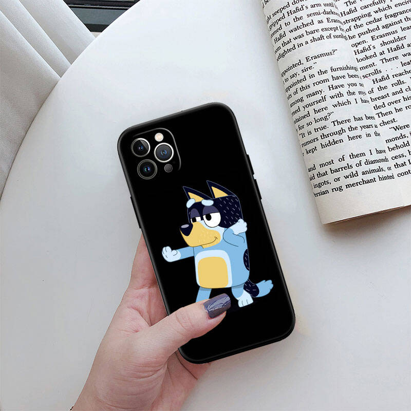 MH23 Bluey Phone Shell for Samsung S20 S21 S22 S23 S24 FE Ultra Plus Lite S21S A55 A07 A17 F06 F16 M06 M16 M56 A36 A37 A57