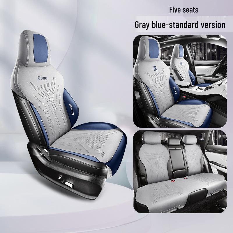 ZFL Sports Leather Car Seat Cushion for BYD Song PLUS - All-Season Cover