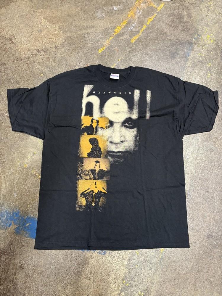 Vintage Ozzy Osbourne Shirt Mens 2XL Ozzmosis Album Heavyweight Rock 90s Tee Unisex T-Shirt XXL