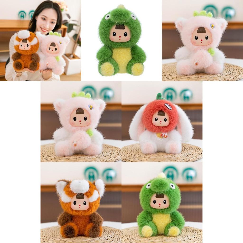 Strawberry Cat Plush Toy With Short Pile Soft Plush For Kids And Collectors