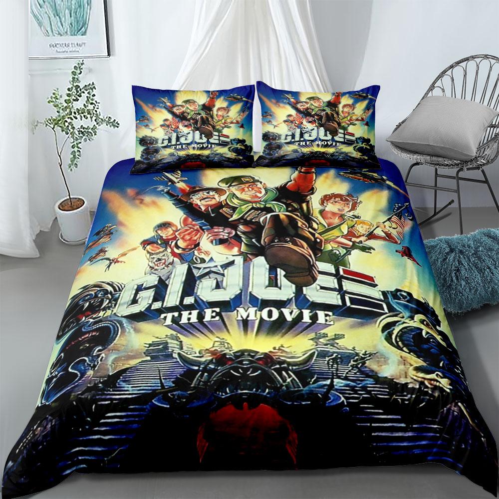 

Comforter G.I.Joe King Queen Double Full Twin Single Set Comforter (quilt)-EU Single(135*200cm)3pcs