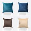 Style Contemporary Simple Solid Color Velvet Pillowcase Home Decorative Cover Cushion