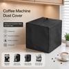 Reusable Espresso Machine Dust Cover Black Coffee Maker Cover  Countertop Appliance Protection