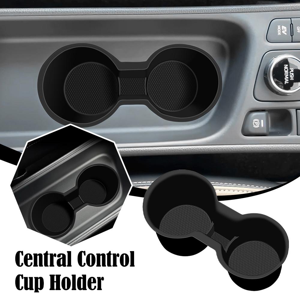 Silicone Central Control Cup Holder For Toyota For Yaris Cross Stowing Tidying Central Control Water Cup Panel Side Storage Box