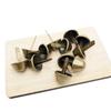 Double Feet Cone-Shaped Leather Bag Studs: DIY Mushroom Studs & Embellishments for Handmade Handbag Bottom Boards.