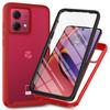 Funda protectora para teléfono Motorola Moto G84 5G con protector de pantalla PET
