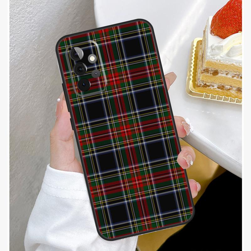 Clan Stewart Tartan Karo Muster Hülle Für Samsung Galaxy A52 A32 A12 A14 A34 A54 A51 A71 A53 A33 A13 A15 A25 A35 A55 Hülle