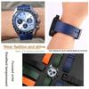 Für Seiko PROSPEX Panda Chronograph SSC813P1/SSC909P1/SSC817P1 Silikon-Gummi-Uhrenarmband – 20mm Weiches Wasserdichtes Armband für Herren