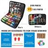 200 Premium Sewing Accessories Supplies,Sewing Kits for Adults,Sewing Thread and Clips for Fabric,Sewing Box Sewing Pins Needls for Handsewing,Sewing