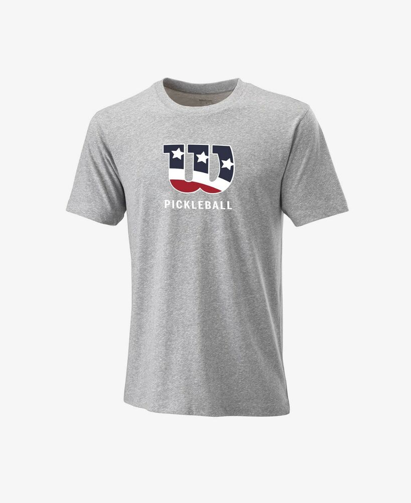 

Серая футболка унисекс Wilson Pickleball Patriot Wra797502