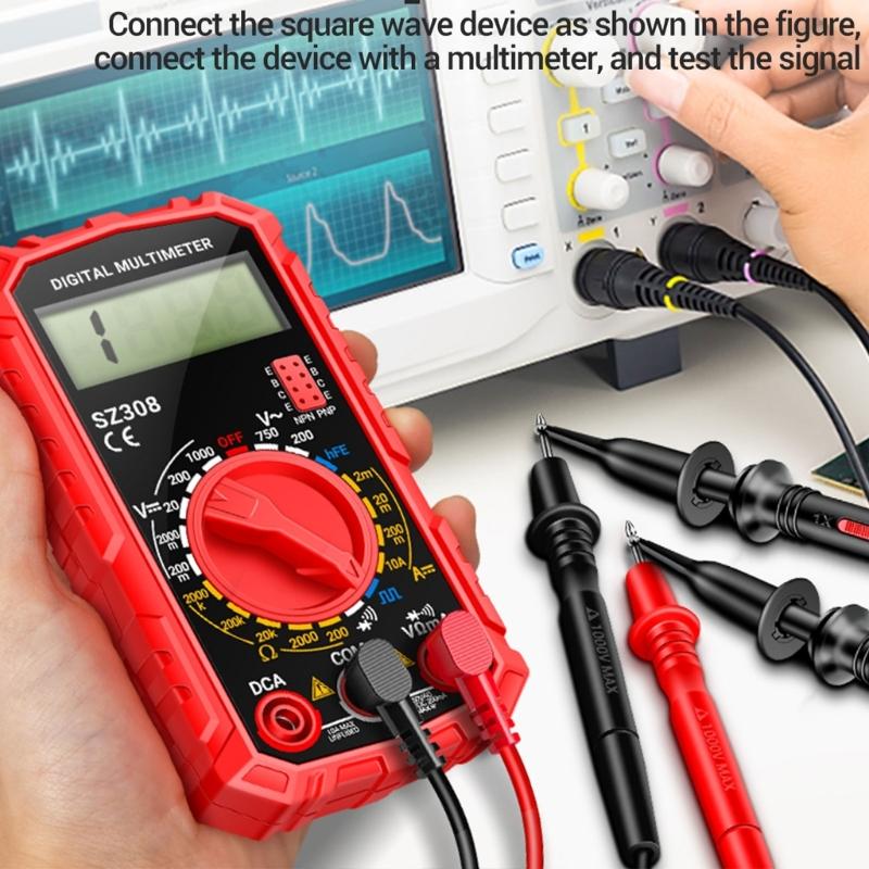 ANENG Multimeter Tester for Voltage Resistance Diode Test Battery Operated(NOT Included)