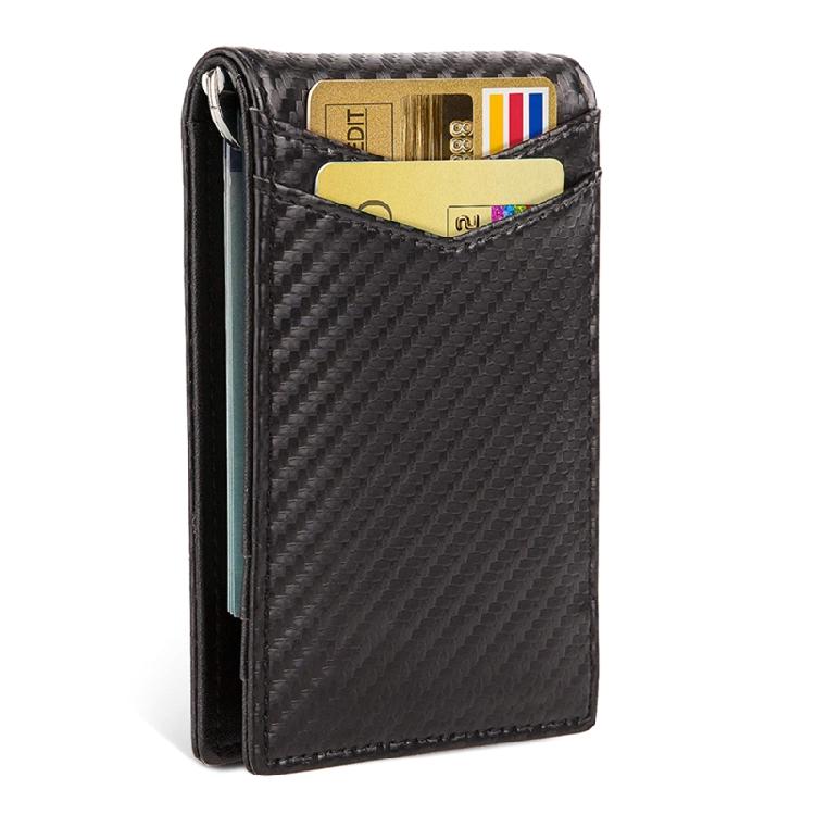Men RFID Blocking Slim Money Clip Wallet Credit Card ID Holder Thin Minimalist