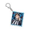 TV Anime Tougen Anki [Isao Yabushiri] 1st Acrylic Keychain YF One Point Clear Acrylic Approx. 7cm Square