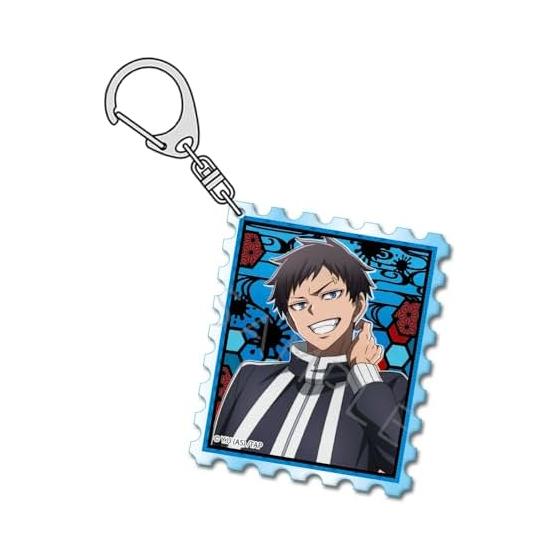 TV Anime Tougen Anki [Isao Yabushiri] 1st Acrylic Keychain YF One Point Clear Acrylic Approx. 7cm Square