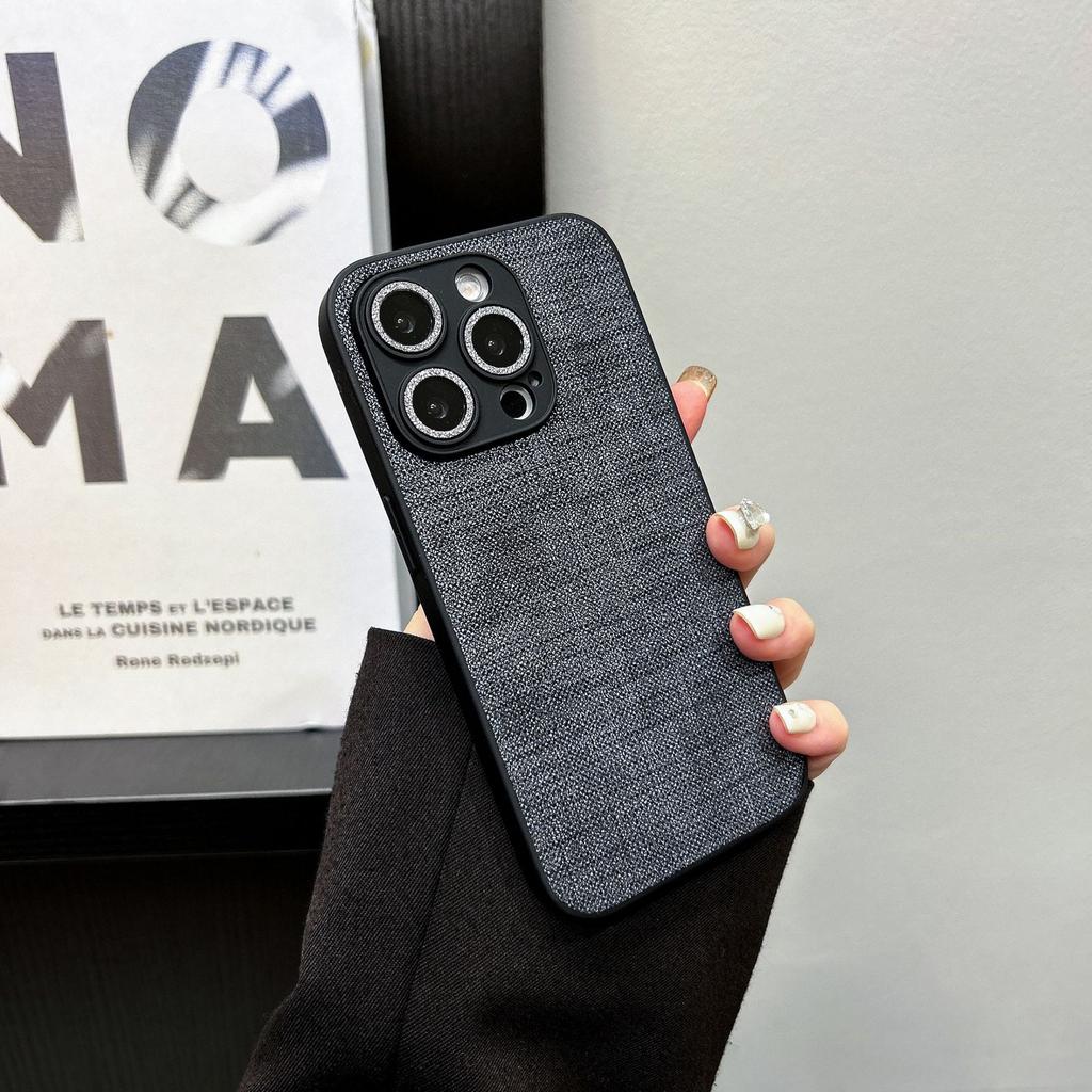 Cloth Patterned Smiley Face Wrist Strap Hanging Rope Phone Case for IPhone 16, 15 Promax Protective Case, 14 Women