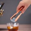 Serrated Tip Stainless Steel Ice Tongs Copper Plated Ice Clip Food Tongs  Restaurant