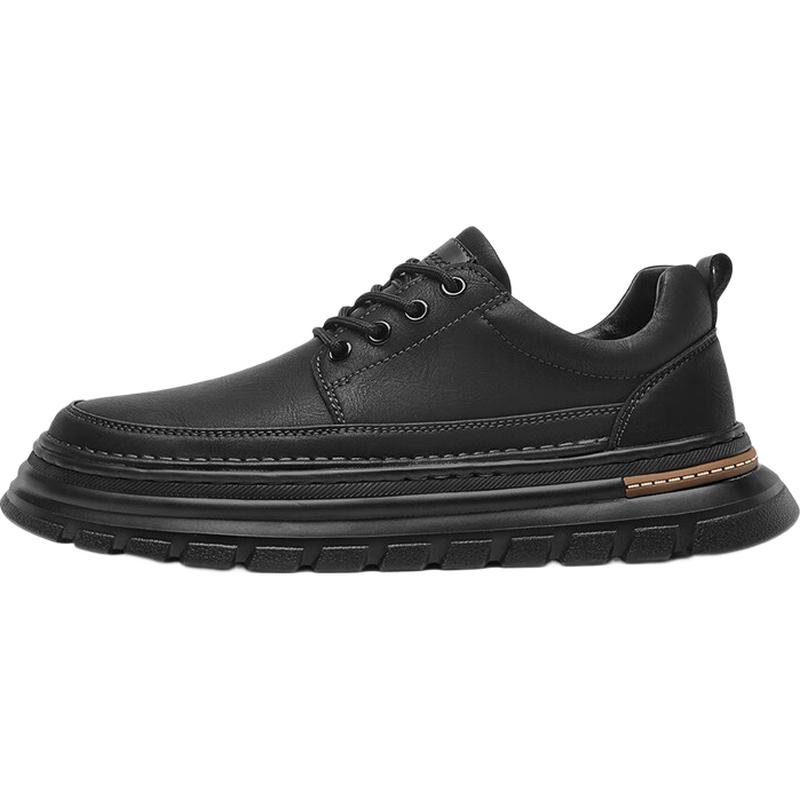 HLA Men s Retro Casual Leather Work Shoes L