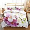 Japanese Duvet Cover Branch of A Flourishing Sakura Tree Flowers Cherry Blossoms Spring Art Polyester Bedding Set Full/King Size