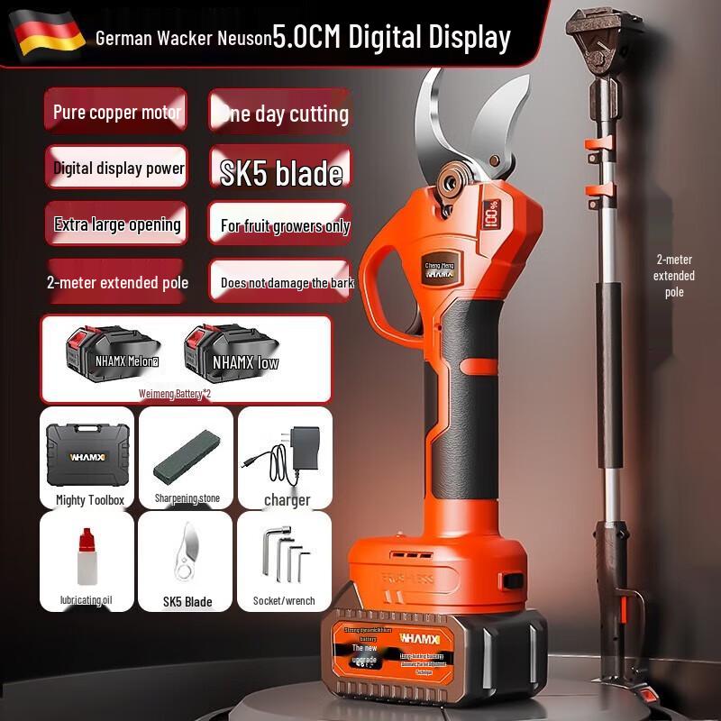 German Electric Long-Reach Pole Pruner CN plug (adapter included)