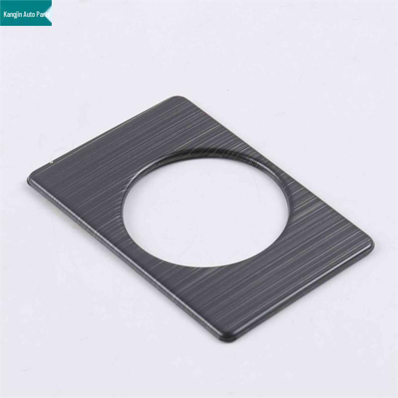 Black Titanium Stainless Steel Interior Mod Kit for 2019 Ford Focus: Glass Lift, Headlight & Steering Control