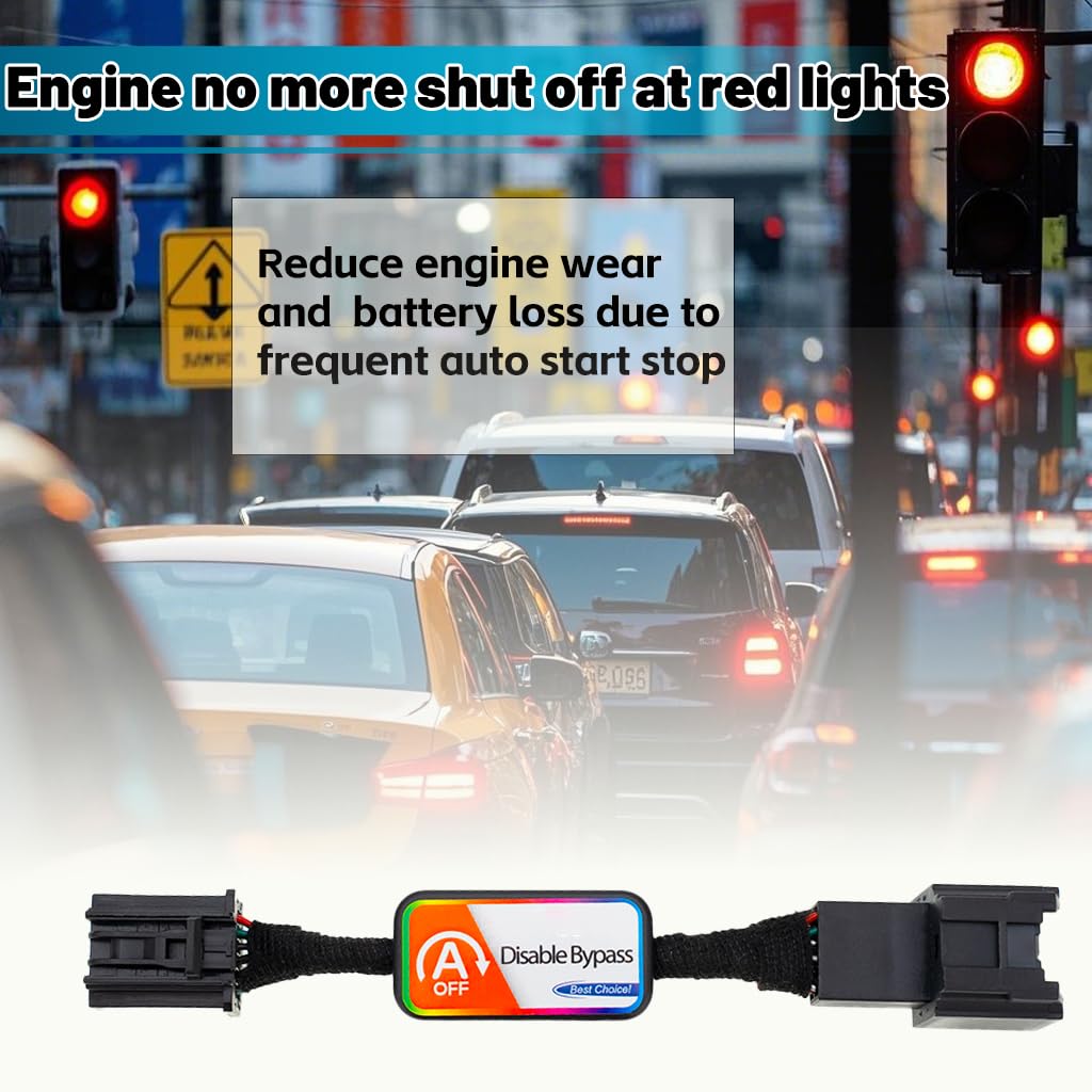 Auto Start Stop Eliminator for 2018-2024 J-eep Wrangler JL & 2020-2024 Gladiator JT Auto Stop Eliminator Engine Auto Stop/Start