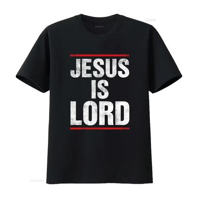 Jesus Is Lord Retro Vintage T Shirt Vintage Washed Unisex Stylish Casual Designer Clothes Breathable Fashion Comfortable