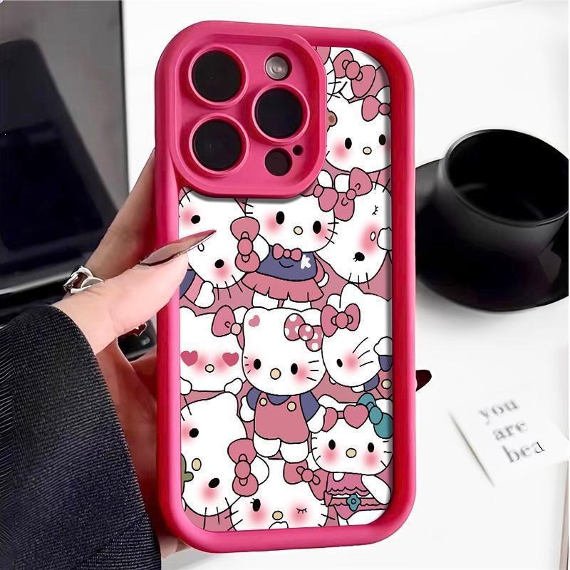 Explosive TEMU/Xiyin/TikTok Sanlio TK cat Hello Kitty for Apple 16 mobile phone case 5303
