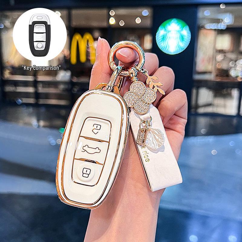 High-End Personalized Protective Shell for FAW Hongqi H7 Key - Stylish Unisex Design