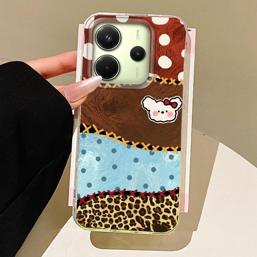 

Retro Blue Gradient Star Women Girls Phone Case for Xiaomi Redmi 13C 14C A5 A3 A4 A3X A1 Note 14 13 12 11 11S 10 9 Pro 9C Cover Redmi 13C 4G білий