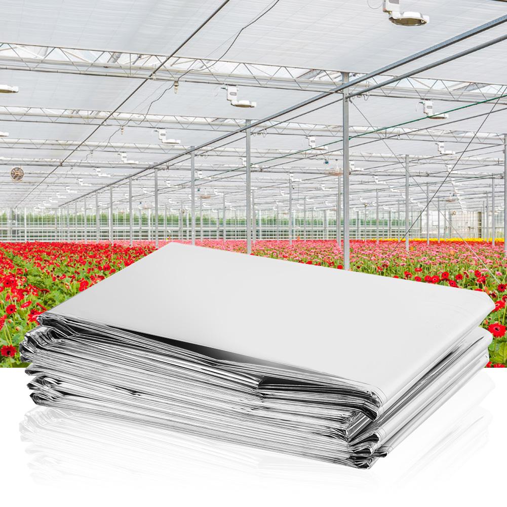

2 шт. серебряная светоотражающая пленка для растений, садовая теплица, аксессуары для выращивания светильников 210*120 см
