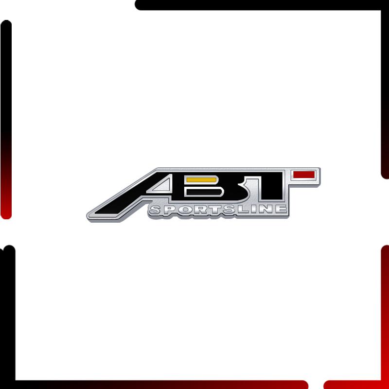 Metal Car Body ABT Sportsline Grille Emblem Badge 3D Sticker Tail Decals For Seat S3 S4 S5 S6 Q3 Q5 Q7 Golf MK 2 3 4 5 6 7