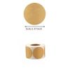 500 Stickers Kraft Paper Circular Self-adhesive Label Paper Project Classification Name Sticker Personalized Convenient Label