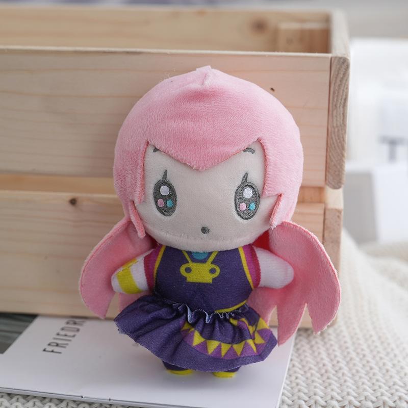 

Мягкий и приятный брелок Хатсунэ Мику с несколькими цветами волос для подвески на сумку 15 см Pink Hair