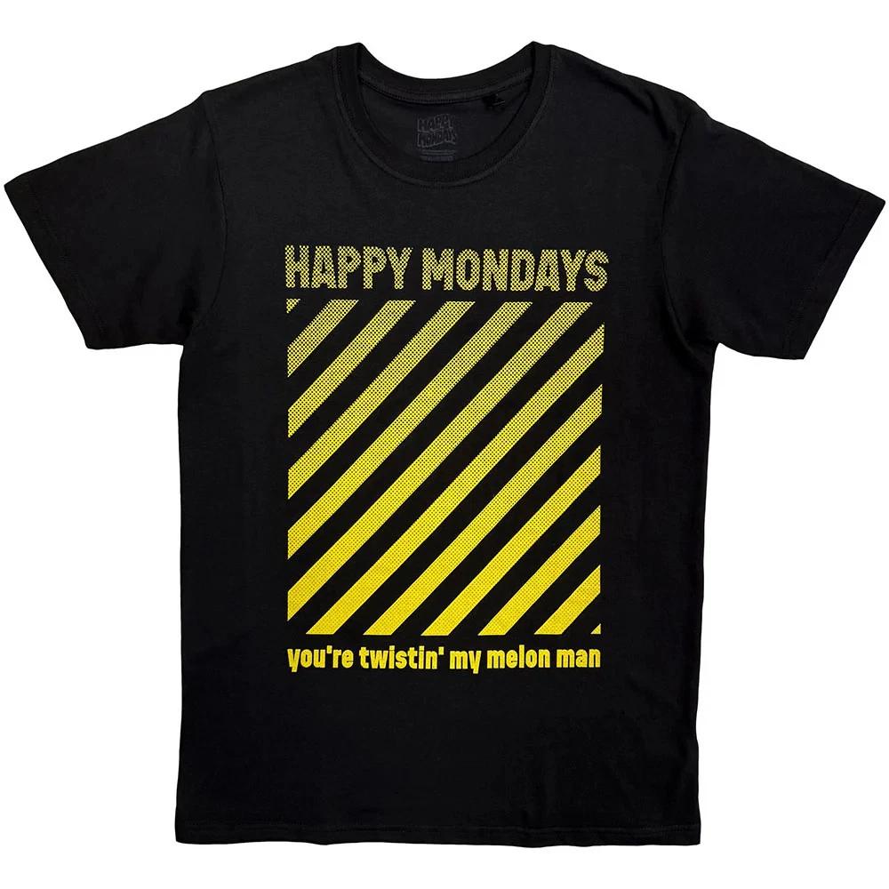 

Happy Mondays T-Shirt: You re Twistin My Melon Man (Black) OFFICIAL NEW L