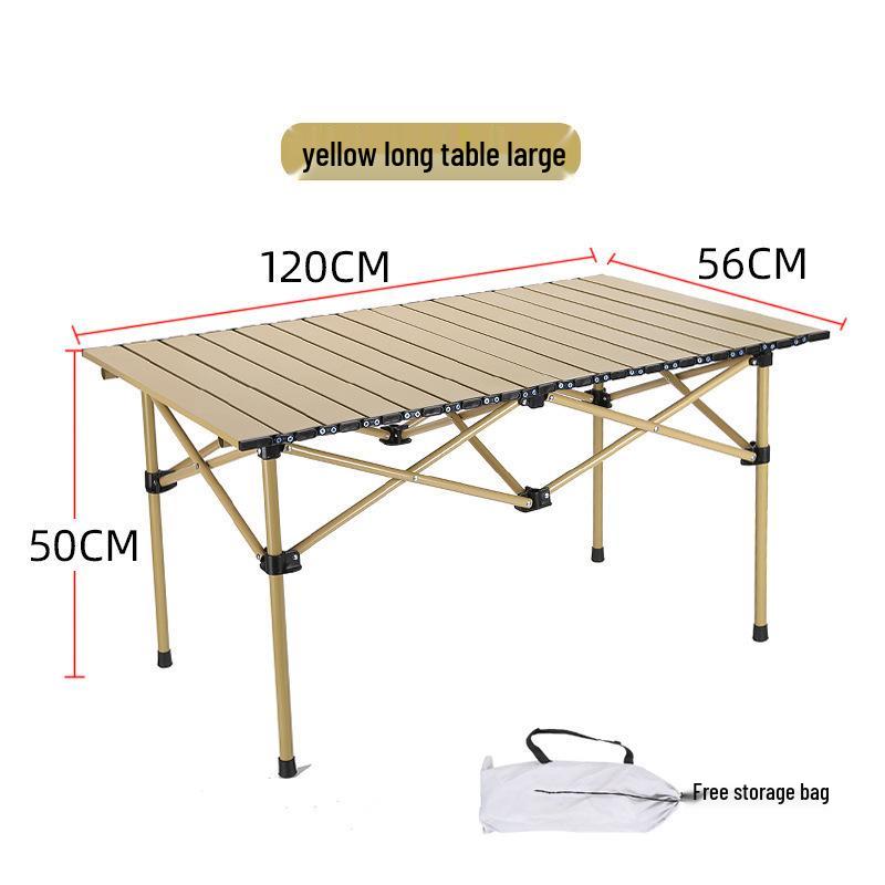 Portable Folding Outdoor Table for Camping, Fishing, and Picnics - Lightweight and Perfect for Self-Driving Tours and Barbecues. Enjoy Free Shipping!