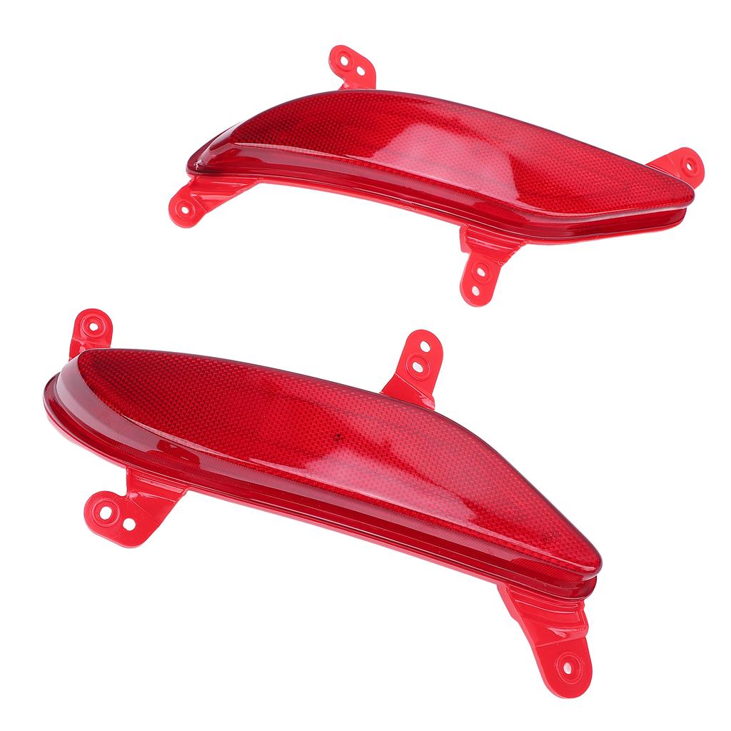 Pair of Rear Bumper Reflector Colorfast 924062W200 Red Housing Left Right Reflective Strip for Santa Fe Sport 2013 2016