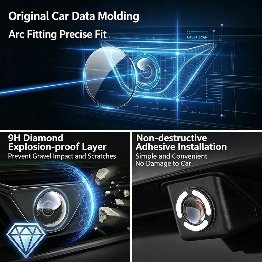 2/4Pcs Car Camera Lens Protective Cover 360 Panoramic Reversing Guards Accessories Stickers For BMW G80 G06 G07 G42 G14 G15 G16 dnsh52