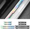 Car Door Sill Protector Sill Protector Strip 4X Carbon Fiber Protective Anti-Scratch Car Stickers For Protection Steps Vehicles