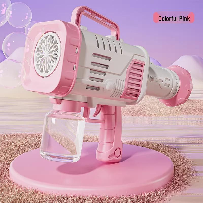 New Automatic Gatling Bubble Gun - Large Handheld Toy for Kids, Wedding Fun Gift