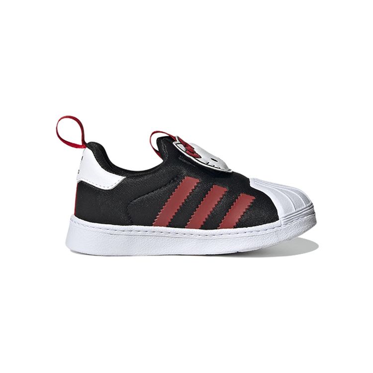 adidas Hello Kitty x Superstar 360 I Black Vivid Red Baby Sneakers Core-Black Cloud-White HQ4091