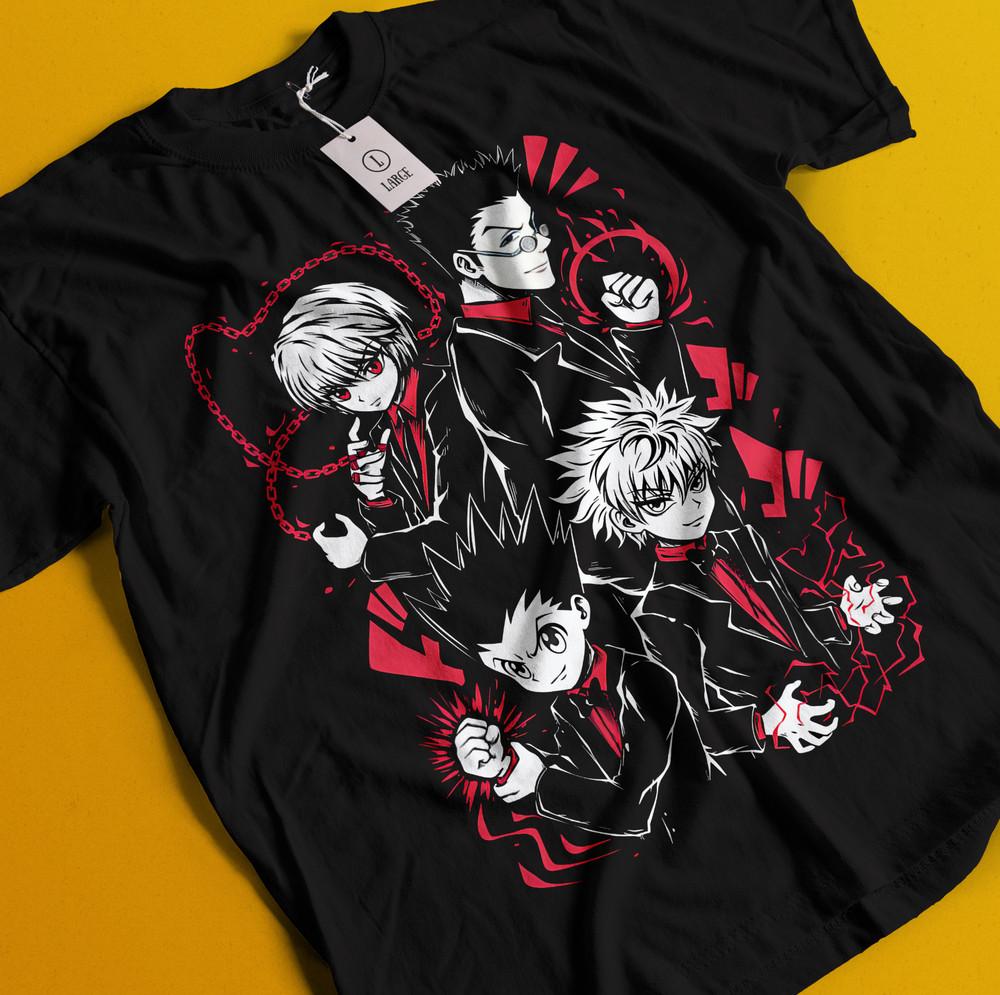 

Gon Shirt Hunter X Hunter HXH Hisoka Tshirt Killua Tee T-Shirt Leorio Kurapika 4XL
