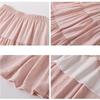 Kawaii White Long Skirt Women Japanese Korean Lolita Cute Patchwork High Waist Loose A-line Midi Skirts Casual Soft Girls