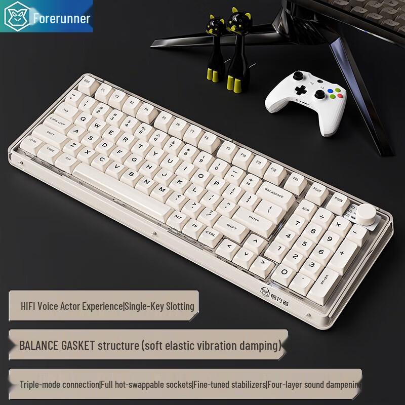 Pioneer V99 Tri-mode Customizable Mechanical Keyboard