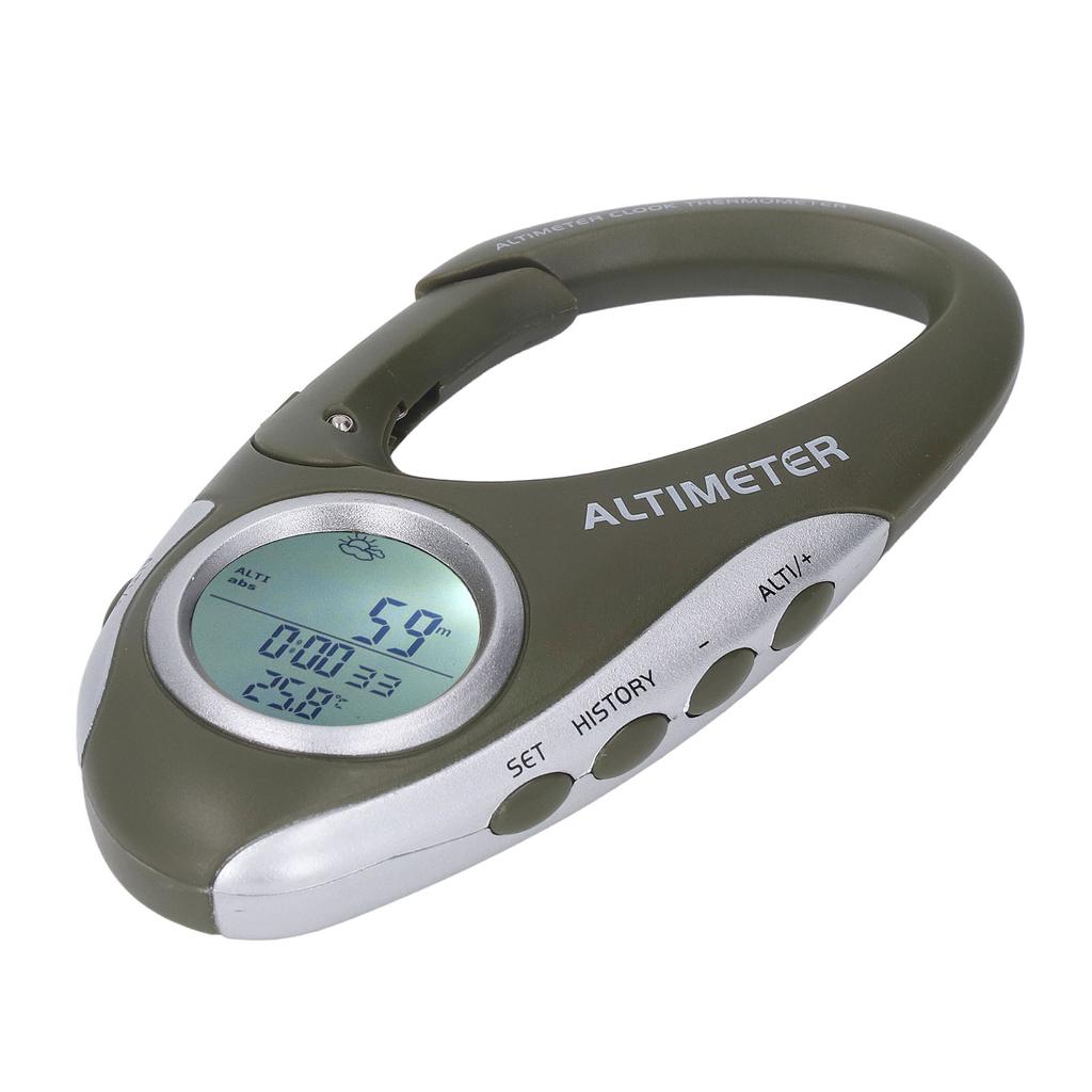 Digital Altimeter Barometer Multifunctional ABS Housing Backlight Altitude Barometer for Outdoor Sports