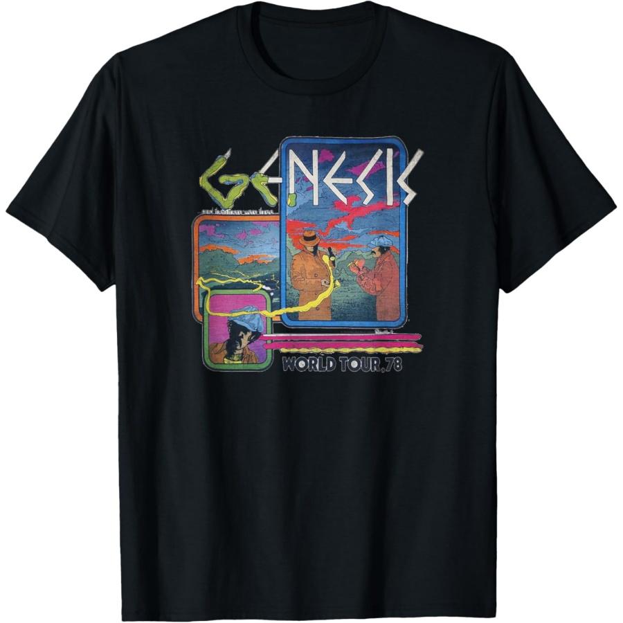 Футболка Genesis Rock Music Band World Tour 78 S
